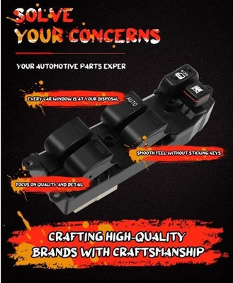 84820-12340 84820-60110 OEM NO トヨタ Corolla RAV4用のパワーウィンドウマスタースイッチ