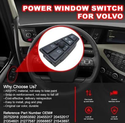 VOLVO トラック VNL 20953592 20455317 20452017 21354601 21277587 20568857 の窓スイッチ