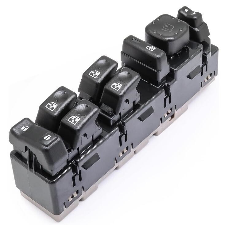 2003-2007 HM H2 フロント ドライバー サイド マスター ミラー 制御 スイッチ モジュール メタル プラスチック